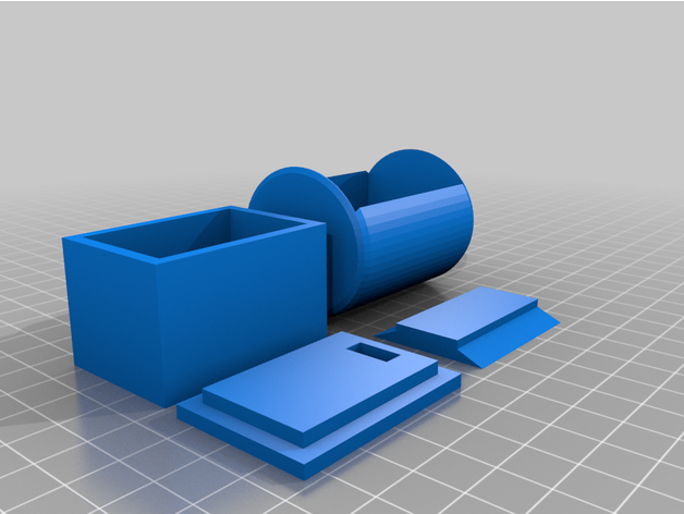 futaba barile ricevitore scatola 3D print model - Mito3D
