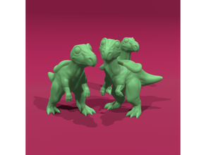 amical rapace 28mm bêta bipède dinosaure dnd miniature donjons dragons monter nintendo fuite éclaireur reptile super mario bros 3d print model - Mito3D