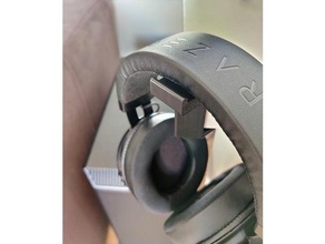 esquina auricular gancho escritorio soporte ikea linnmon 3d print model - Mito3D