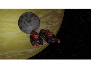 pulsar classe destruidor nave espacial jogos guerra 3d print model - Mito3D