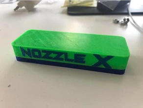e3d v6 nozzle box nozzlex brass nozzles sizes 3d print model - Mito3D