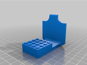Lego Ghost Buster ecto 1 Mauer montieren 21108 ecto1 Geisterjäger 3d print model - Mito3D