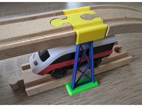 pont poire Lillabo brio jetée bois rail 3d print model - Mito3D