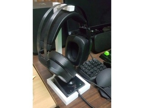 headphone base cuffie headphones holder razer kraken 3d print model - Mito3D