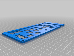 wazowski 23-19 keyboard switch plate 3d print model - Mito3D