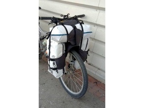 bikepacking carrying backpack bike gear heavy 3d print model - Mito3D