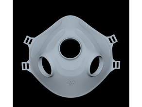 Filtration Maske tpu Virostatikum Staub dyi Schutzmaske Filter Keim Virus 3d print model - Mito3D
