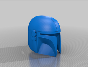 mandaloriano casco preciso boba fett Cubeta cosplay apuntalar disfraz timón guerra Galaxias estrella guerras 3d print model - Mito3D