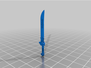 wolf runic power swords space wolves warhammer 40k 3d print model - Mito3D
