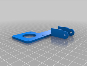 ender 3 cable chain extruder bracket microswiss dd 3d print model - Mito3D
