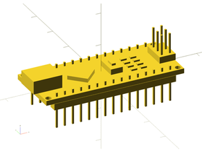 arduino nano apoderado 3d print model - Mito3D
