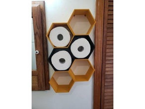 hive shelf 3d print model - Mito3D