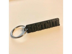 fortnite keychain keychains 3d print model - Mito3D