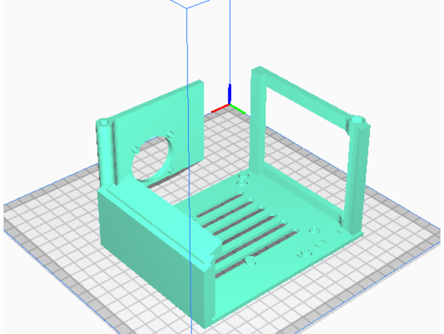 ender 3 pro esterno elettronica scatola azione viti extender 3D print model - Mito3D