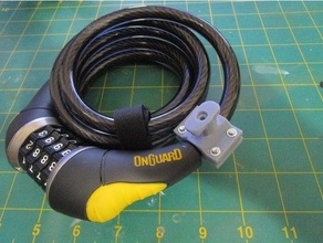onguard bike lock mounting member lug 3d print model - Mito3D