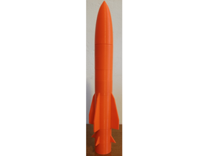 rapier modular model rocket aerospace engineering estes experimental missile sam threaded 3d print model - Mito3D