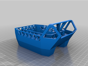 pontoon boat toy 3d print model - Mito3D