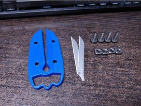 cable estriptista cortador espada cuchillas práctico herramienta 3d print model - Mito3D