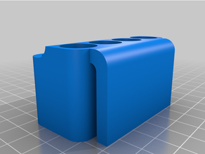 porta pilas batería soporte 3d print model - Mito3D