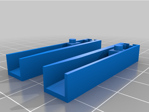 motorhome - curtain ends slides 3d print model - Mito3D