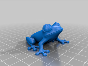 tree frog magnet 3d print model - Mito3D