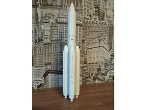 angara a5 rocket 1 144 model russian 3d print model - Mito3D