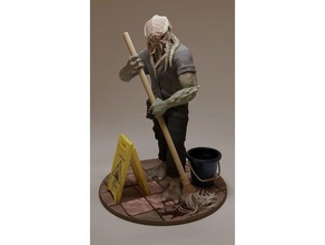 cthulhu janitor - tabletop miniature chtulhu dnd gaming 3d print model - Mito3D
