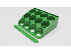 grille citadelle couleurs peindre table 3d print model - Mito3D