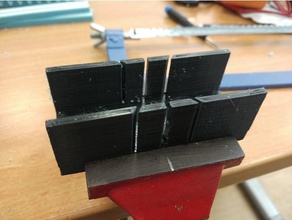 bo te sekme bot caja Inletes inglete araç kesmek Düz 3d print model - Mito3D