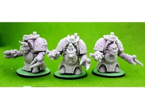 space orcs snazzy armour 28mm 40k orc orks power armor scifi tabletop gaming terminator wargaming warhammer 3d print model - Mito3D