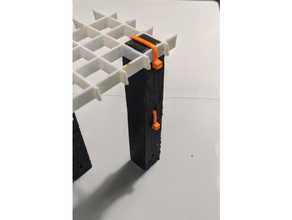 Oeuf Caisse frag grille titulaire soutien empilable 3d print model - Mito3D