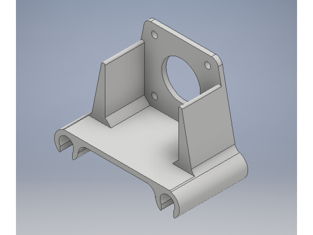 prusa Mendel nema17 extrusora mk7 suporte monte 3D print model - Mito3D