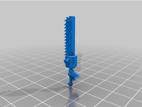 wolf runic chain swords space warhammer 40k 3d print model - Mito3D