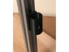 20x20 slot Kabel Veranstalter Extrusion leiten 3d print model - Mito3D
