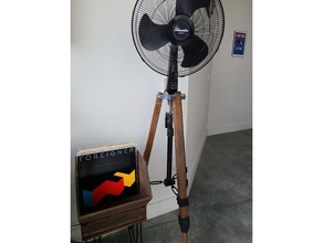 tripod pedestal fan decor furniture 3d print model - Mito3D