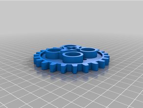 ampla Lego engrenagem 24 dentes 3d print model - Mito3D