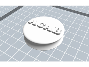 1-in acab ear gauges 3d print model - Mito3D