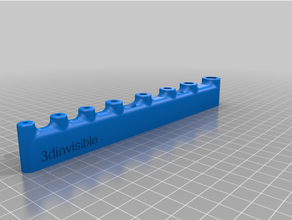 esadecimale chiave cremagliera organizzatore design Fai box auto semplice 3d print model - Mito3D