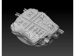 40mm rotto pavimento puffoso base oltremare warhammer 3d print model - Mito3D