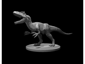 Allosaurus güncellenmiş Dinozor binmek 3d print model - Mito3D
