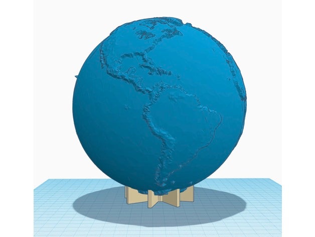 terra moneta banca coinbank monete titolare supporto globo salvadanaio porcellino sfera 3D print model - Mito3D