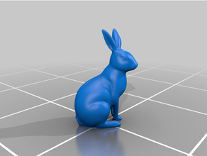 Pâques lapin analyse lissé 3d print model - Mito3D