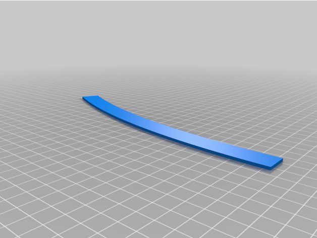 radius curve 3D print model - Mito3D
