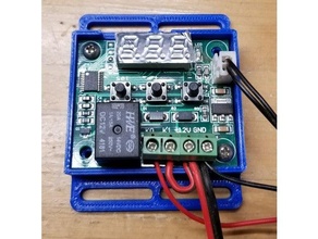 12v digitale termostato montaggio staffa montare 3d print model - Mito3D