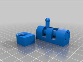 sliding lock 3d print model - Mito3D