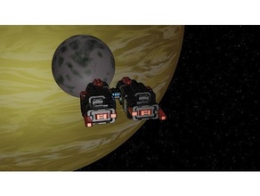 quasar classe distruttore navicella spaziale wargaming 3d print model - Mito3D