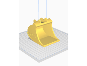 loading bucket huina 3d print model - Mito3D