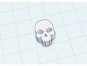 alba zed infezione pennarello tavola gioco cranio gettone 3d print model - Mito3D