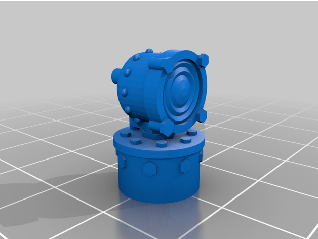 grot réservoir accessoires 40k grots orques marteau guerre 3D print model - Mito3D