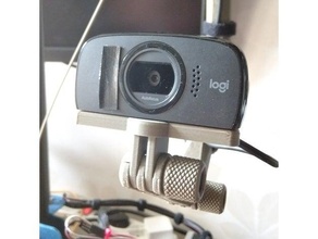 logitech c525 mount gopro c525 camera adapter camera mount gopro mount logitech logitech c525 mount openscad 3d print model - Mito3D